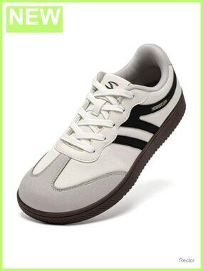 Wide Barefoot Sneakers Lace Up Knit Casual Retro Unisex